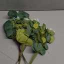 20 Pcs Eucalyptus Leaf Cake Decors Natural-Look Leaves Stem Cupcake Insert Toppers for Party Photo Props Depth Elegant Greenery Cake Decorations