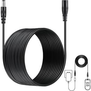 Feekoon 1 Pack Extension Cable Compatible with Moen 920-003, 25 ft Power Extension Cable Compatible with Moen 900-001 900-002 900-006 Flo Smart Water Monitor and Automatic Shutoff Sensor