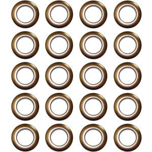 Selling Wonderful 1-9/16-Inch Inner Diameter Plastic Curtain Grommets 50-Pack (Light Brown)