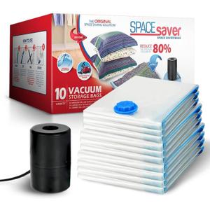 10 Pack Variety Vacuum Storage Bags for Comforters, Blankets & Clothes  Vacuum Sealed Compression Bags with Electric Pump  Space Saver Storage Bags for Bedding, Travel & Organization (4M, 3L, 3XL)