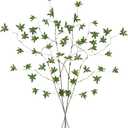 4 Pcs Faux Branches for Vase Filler Artificial Greenery Stems Plants 34.7" Fake Ficus Twig and Branches Plants for Home Office Party Wedding Shop Decoration