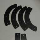 SJ600S-4ABLD Auger Rubber, Auger Blades Rubber Paddle Kit Replacement for SJ620 SJ621 SJ622E SJ623E SJM988 Snow Throwers