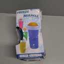 Slushy Maker Cup,DIY Magic Slushie Makers Squeeze Cups, Portable Smoothie Squeeze Cups for Juices, Milk and Ice Cream Make,Double Layer Squeezes Slushie Maker Cup, Birthday Gifts for Mom Dad & Friends