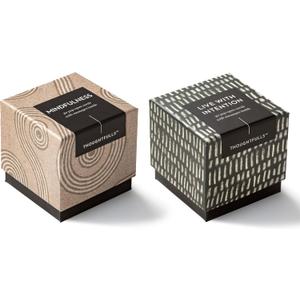 Compendium ThoughtFulls Pop-Open Cards  2-Pack of Mindfulness, Live with Intention  60 Pop-Open Cards, Each with a Different Message Inside