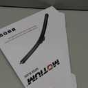 MOTIUM OEM QUALITY Premium All-Season Windshield Wiper Blades (26"+19" pair for front windshield)