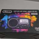 Portable AM FM Rechargeable Radio with Best Reception, Digital Time/Station Display,AC Power or Battery Power Radio with Bluetooth Speaker for Home/Kitchen/Outdoor Blue