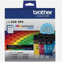 Brother LC4063PK 3 Pack of Standard Yield Cyan, Magenta and Yellow Ink Cartridges