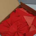 JOYIN 12 Pack Christmas Red Velvet Bows, 16" Long by 9" Wide Decorative Christmas Bows for Wreath Garland Christmas Tree Decor, Indoor Outdoor Holiday Decorations