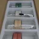 Qipecedm 8 Pack Overnight Oats Containers with Lids, Large & Small Glass Mason Jars 16oz & 10 oz, Breakfast Oatmeal Container to Go, Salad Meal Prep Jars for Food Storage, Mush Chia Seed Pudding Jars