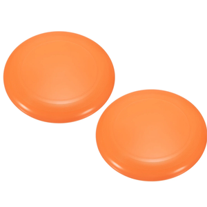 Unique Bargains Flying Disc 9 Inch 65 Gram Sport Training Disk, Orange, 4 Pack