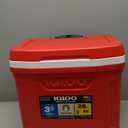 Igloo Hard Coolers | Profile II Series | Insulated Ice Chests | Roller Cooler with Wheels (Red 38-Can)