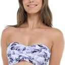Skye Women's Clara Bandeau Style Bikini Top Swimsuit with Molded Cups, S