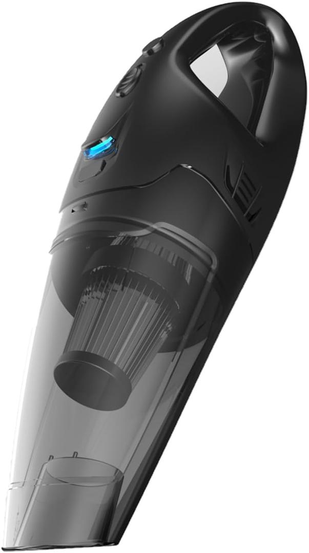 Handheld Vacuum Cordless Rechargeable 3-in-1, USB Charge, Car Vacuum with LED, HEPA Filter, 1.65LBs Lightweight Vacuum Cleaner for Dust, Pet Hair