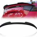 Xprite Rear Spoiler Compatible with 2021 2022 2023 2024 2025 2026 Honda Civic Hatchback FL1/Hybrid FL4/Type R FL5, JDM Mugen-Style ABS Rear Trunk Lip Spoiler Wing for 11th Gen Civic  Matte Black