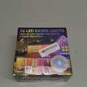 VCOKEN Permanent Outdoor Lights, 63.6ft with 36LED Outdoor Christmas Lights with App Control Remote, DIY Scene Modes Eaves IP65 Waterproof Light for Christmas, Holiday, Decor, Garden Decor