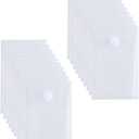 3 x 5 Vertical Plastic Envelopes Hook Loop Closure Coupon Receipt Sticker Holder 20 Pack