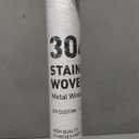 304 Stainless Steel Mesh Window Screen Roll,35IN x 10FT