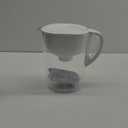 Brita Large Water Filter Pitcher for Tap and Drinking Water, Includes 1 Standard Filter, BPA-Free, Lasts Two Months, 10-Cup Capacity, Bright White