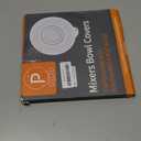 Silicone Mixers Bowl Cover Compatible with KitchenAid 4.5-5 Quart Tilt-Head Stand Mixers Bowl (Grey) (Gray)