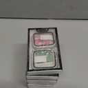 2 Pack Bling Case for Apple Watch SE 2 Series 6/5/4 SE Tempered Glass Screen Protector 40mm, Full rhinestone Diamond Hard PC Cover for iWatch Accessories,Silver, Set of 6