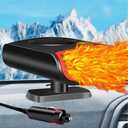 Portable Car Heaters for Vehicle: 12V Car Heater That Plugs Into Cigarette Lighte, 2 in 1 Heating & Cooling Fast Windshield Defrost Defogger