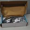 Cobbe High Pressure Shower Head with Built-in Pause Button, 9-Function Detachable Showerhead with Handheld Brass Swivel Bracket & Stainless Steel Hose, Water Saving 1-Click Stop, Chrome (Standard model)