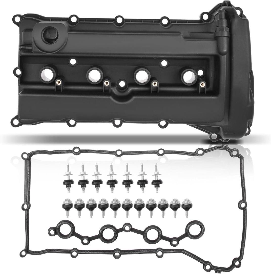 A-Premium Engine Valve Cover, with Gasket & Bolts, Compatible with Chrysler Dodge Jeep - 2007-2020 - 200, Sebring, Avenger, Caliber, Journey, Compass, Patriot, 2.0L 2.4L, Replace # 4884760AE
