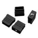 G4080036W1 Caster Socket Grill Replacement Parts for Charbroil Wheel Replacement 463243518 463342119 463240115 Thread Caster Kenmore Grill Rectangular Caster Socket Insert Wheels Parts 1/2"