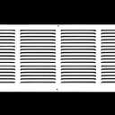 34" x 10" Return Air Grille - Sidewall and Ceiling - HVAC Vent Duct Cover Diffuser - [White] [Outer Dimensions: 35.75w X 11.75"h]