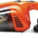 12V Handheld Vacuum Cleaner - Easy Emptying and Cleaning - Includes Accessories: Built-in Retractable Crevice Tool - Detail Brush - Pet Hair Rake - Storage Bag and Reusable Cloth Filter