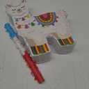 Fiesta Llama Piata Includes Stick Blindfold Confetti Cinco De Mayo Llama Piata Mexican Party Favors for Mexican Cinco De Mayo Party Decor, 16 x 12 Inches