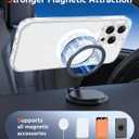 FNTCASE for iPhone 15 Pro Case: Clear Magnetic Phone Cases with Screen Protector Compatible with Magsafe Slim Anti Yellowing Rugged Shockproof Protective Transparent Cell Phone Cover (A-Clear)