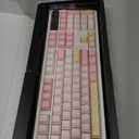 EPOMAKER TH108 Full Size Mechanical Keyboard, Wireless Gaming Keyboard with 8000mAh Battery, Creamy Gasket, 108 Keys, Hot Swap, Custom Driver, RGB Backlight (Pink, Creamy Jade)