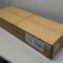 Crystal Chandelier for Dining Room 31'' Black Rectangular Pendant Fixture 6Light with K9 Crystals, Contemporary Chandeliers for Kitchen Island, Living Room