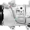 A/C Compressor for Toyota Yaris 2007-2010 1.5L, Air Conditioning Compressor with Clutch for Toyota Yaris 2007 2008 2009 2010 1.5L, AC Compressor Replace OEM Number CO 11078C
