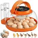 18 Egg Incubators for Hatching Eggs, Egg Incubator with Automatic Egg Turning and Humidity Control, Incubators for Hatching Chicken Ducks Quail Goose Pigeon