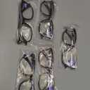 CCVOO +2.5 Clear Vision Reading Glasses for Women – 5Pack Blue Light Filtering Readers with Spring Hinges 