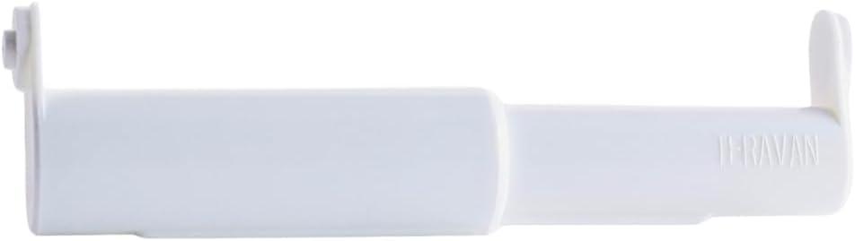 Teravan Standard Toilet Paper Holder Extender for Extra-Large Rolls  Perfect for Double, Triple Rolls in Regular or Ceramic Bathroom Wall Holders, White, 1 Unit Teravan Standard Toilet Paper Holder Extender for Extra-Large Rolls  Perfect for Double, Triple Rolls in Regular or Ceramic Bathroom Wall Holders, White, 1 Unit