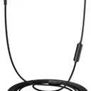 EP-06 Wired Earbuds in-Ear Earphones,Build-in Microphone Noise Isolating Headphones,3.5mm Jack 4.9ft Long Cord Ear Buds,HD Bass Audio,with 6 Ear Tips,for Smartphones/Laptop/Computer Etc-Black