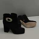 Jessica Simpson Women's Luminna Ankle Boot (9.5, Black)