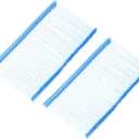 MECCANIXITY Standard Tagging Fasteners,Plastic Regular,Standard Label Gun Price Tagging Barbs for Garment Price Tag Label Tagging Barbs 50mm/1.97 Inch,Pack of 3000 Blue