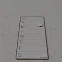 U Brands Frameless Dry Erase Weekly Board
