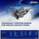 AISIN AFTERMARKET CKSF-00175 Engine Crankshaft Position Sensor - Compatible with Subaru Outback Legacy BRZ 13-17, Forester 11-17, Crosstrek 16-17, Impreza 12-17, WRX STI 15-17, XV Crosstrek 13-15