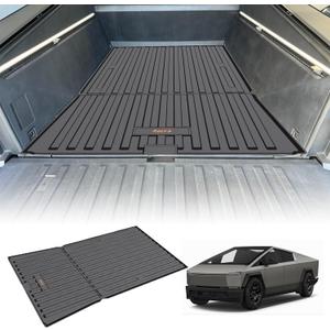 Truck Bed Mat Compatible with Cybertruck 2025 2024 Bed Mat TPE Heavy Duty Cargo Liner All Weather Protection Bed Liner Cargo Liner Accessories