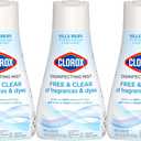 Clorox Free & Clear Disinfecting Mist Refill, Household Essentials, Fragrance Free, 14 Fluid Ounces, Pack of 3
