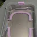 Rectangular Cake Pan with Lid, 9 x 13 Inch Baking Pan With Lid and Handle, Nonstick Bakeware Bake & Roast & Cook Carrier Pan, Champagne