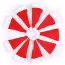 2 x FINGOOO Mini Red Santa Hats,30 Pieces Christmas Hat for Crafts 2.8 x 5 Small Santa Hats for Xmas Party Table Dinner Decorations