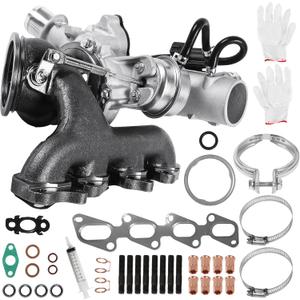 55565353 Turbo Charger Kit for 2011-2015 Chevy Cruze 1.4L, 2013-2021 Chevy Trax 1.4L, 2016 Cruze Limited 1.4L, 2012-2020 Sonic 1.4L, 2013-2021 Bui-ck Encore 1.4L, Turbocharger Replace for 781504-0001