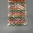 2 x Eersida Thanksgiving Plastic Gift Bags Colorful Stripe polka dot Wave Treat Candy Goodie Bags Thanksgiving Cookie Snack Packing for Fall Harvest Party Favor Supplies(48 Pcs)