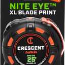 Crescent Lufkin 25 Ft. SHOCKFORCE NITE EYE Magnetic Tape Measure | LM1325B-02 (7.6 m)
